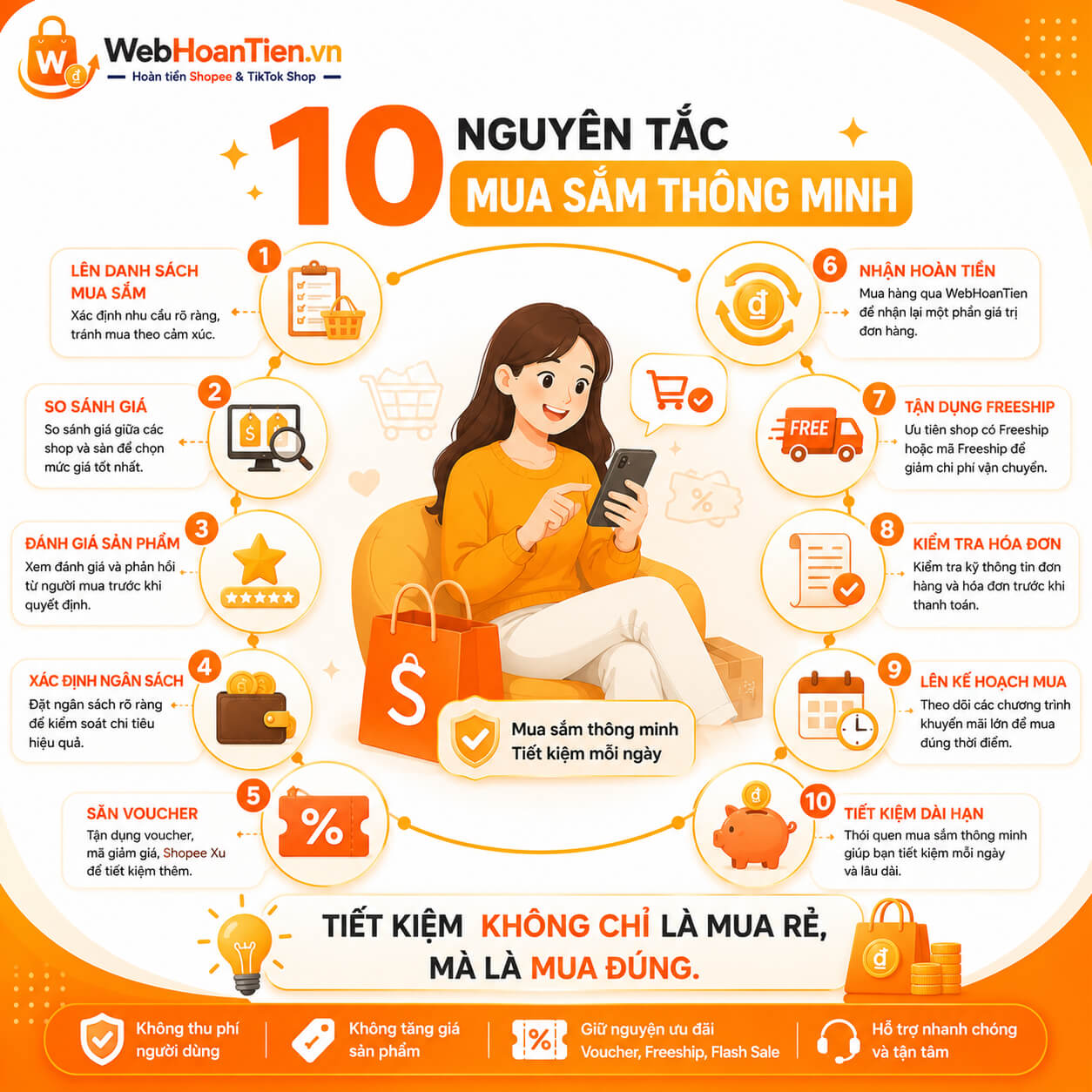 Mua sắm thông minh là gì? 10 nguyên tắc giúp bạn tiết kiệm hơn khi mua online