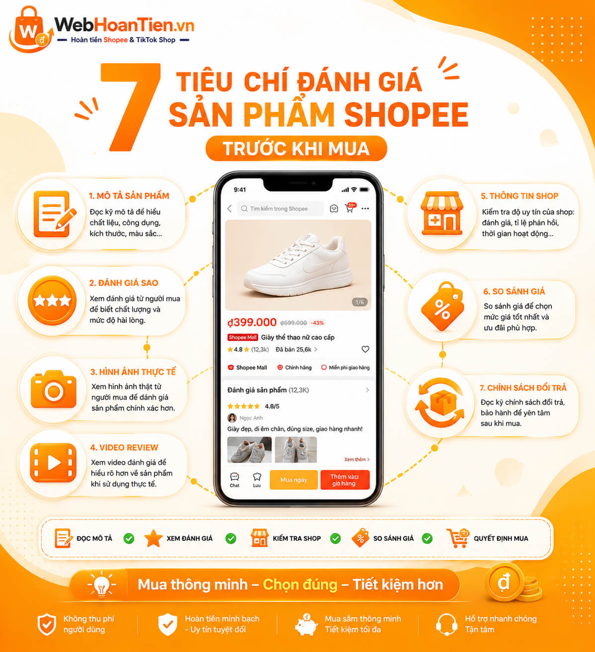 Cách đánh giá một sản phẩm trên Shopee trước khi quyết định mua